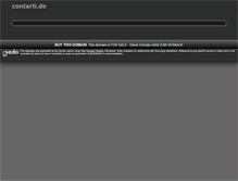 Tablet Screenshot of contarti.de